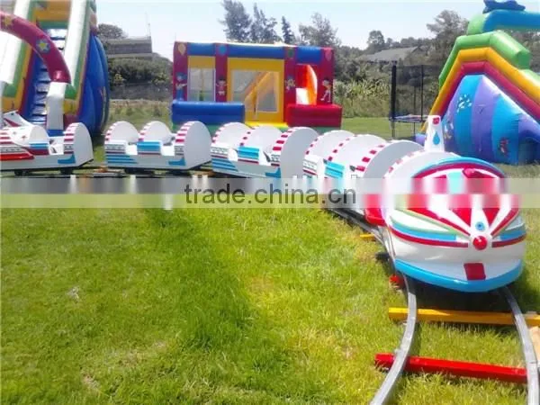 2016 Manufacture Outdoor Amusement Park Electric Trains for Sale