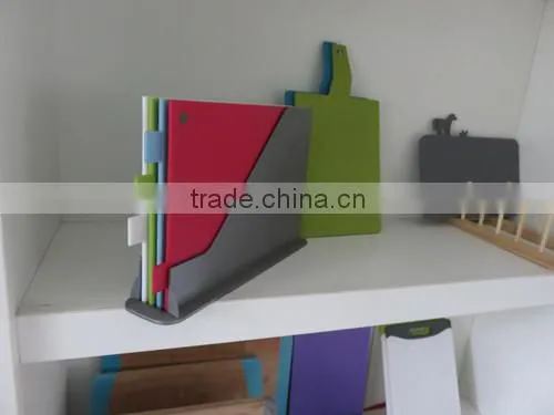 Plastic Rectangle PP cutting board set of 4