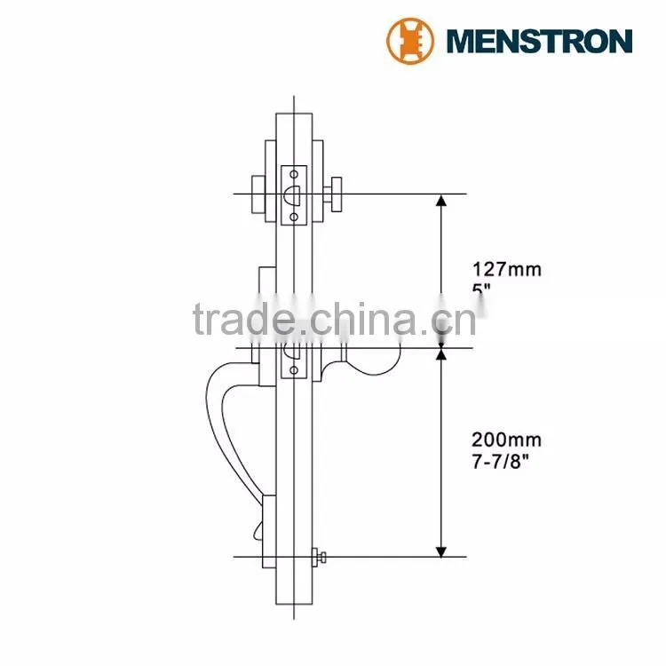 78151-AB-DH ODM security lock , door security lock , security with 3 pcs brass key