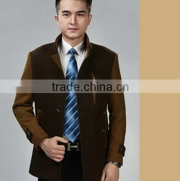 Fashionable stylish warm korea winter men coat model