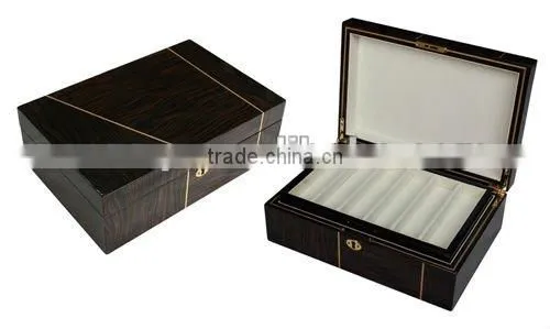 OEM Ebony Wooden Jewel and Watch Box