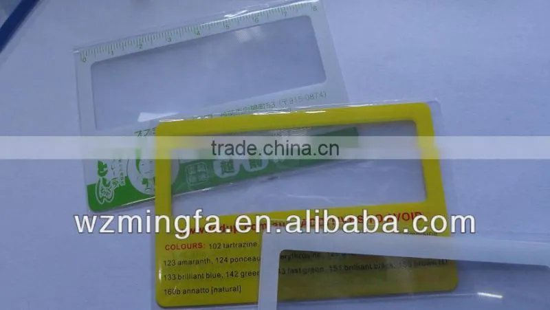 3X Magnifier card , magnifier lens
