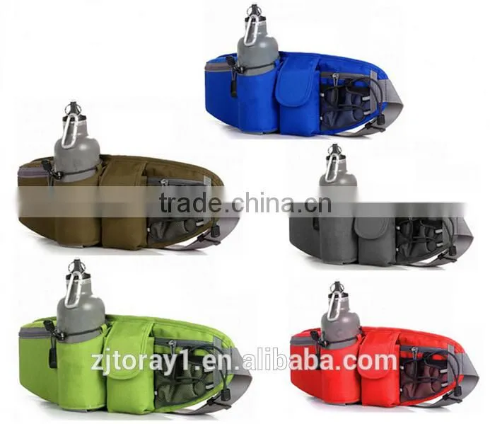Hot Sale Fashion Elastic Waist Bag With Water Bottle Holder