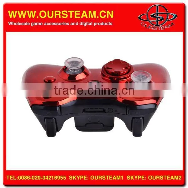 Custom Red Controller with LED For XBOX 360 Wireless