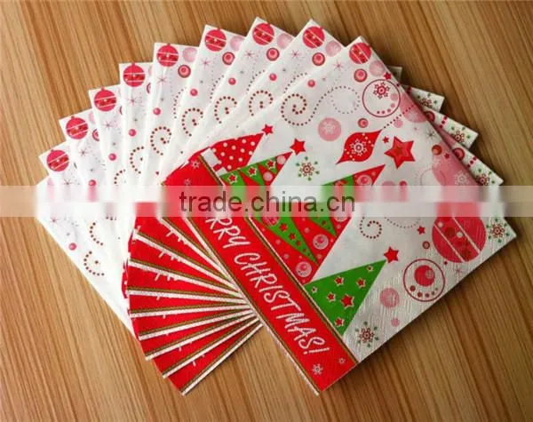 high quality logo printed colorful feature paper napkins for dinner