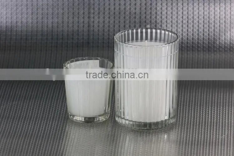 Wholesale beautiful soy candle in ger glass jar