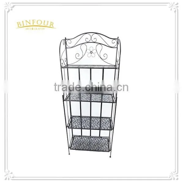 Hot sale sundries storage metal bath kitchen corner shelf