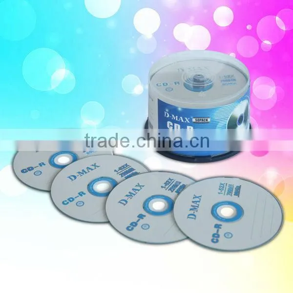 cheap price cd 52mb silver bottom blank cd