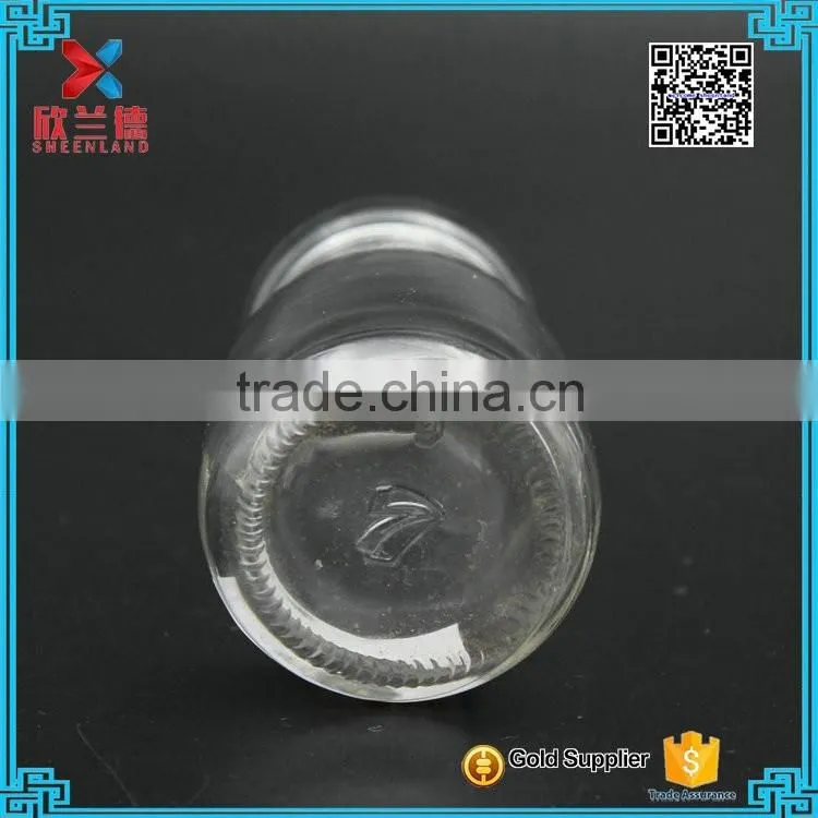 100ml Mini Glass Milk pudding Jars Wholesales With Plastic Cap factory price