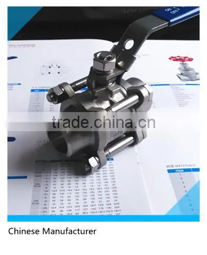 2016 Best-selling! S/S 304 NPT Female Taper Thread 3 pc Ball Valve 1/2" homebrew fitting