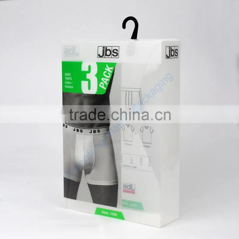 Cutom Logo Design Underwear Packaging Plastic