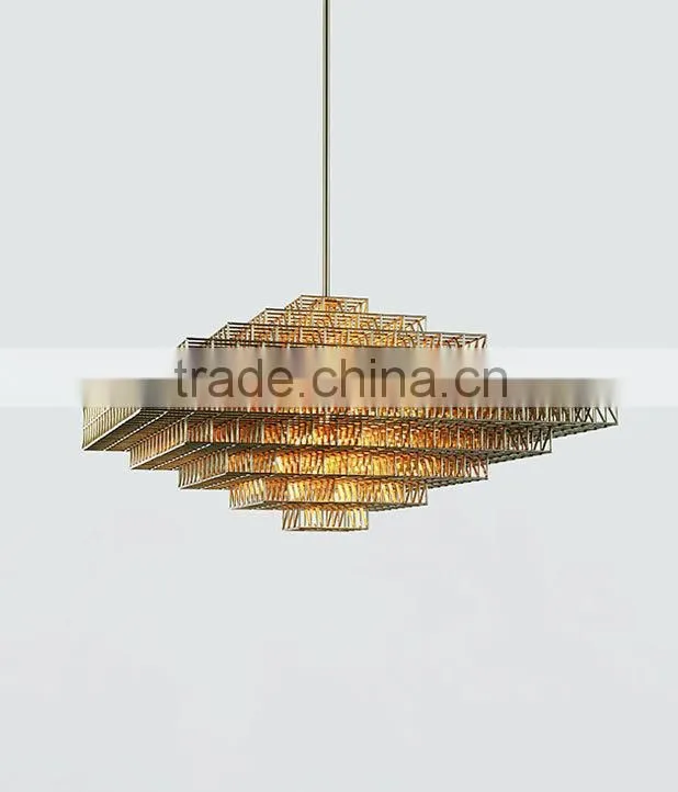 Gridlock Ceiling light brass ceiling light mental decorative lamp for home