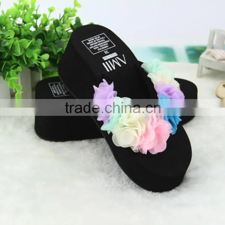 Diy chiffon flowers Colorful flowers,flowers for slipper,children's hair accessories