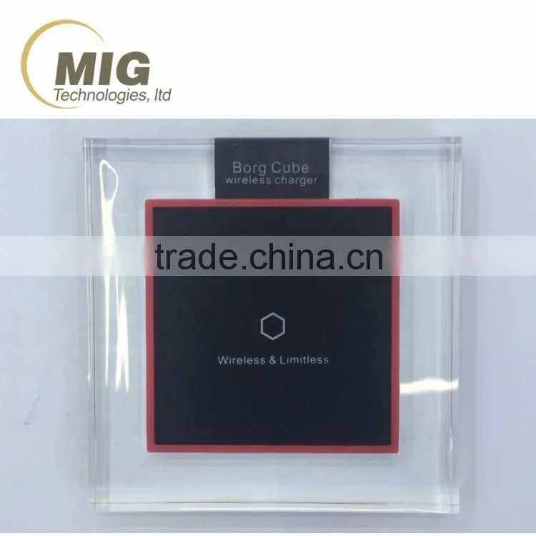 2016 NEW square transparent wireless charger DC5V for sony xperia z4 charger for sony z4