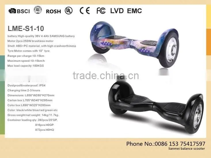 Balance Scooter for Hot Selling