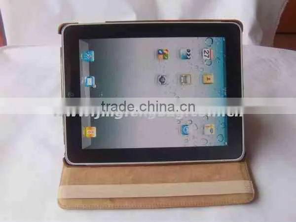 hot sale design leather rotatable tablet case
