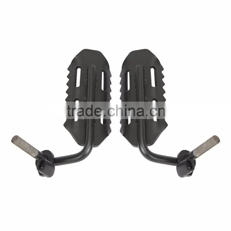 A Pair of Foot Pegs For 2007-2016 Jeep Wrangler JK & Unlimited Black