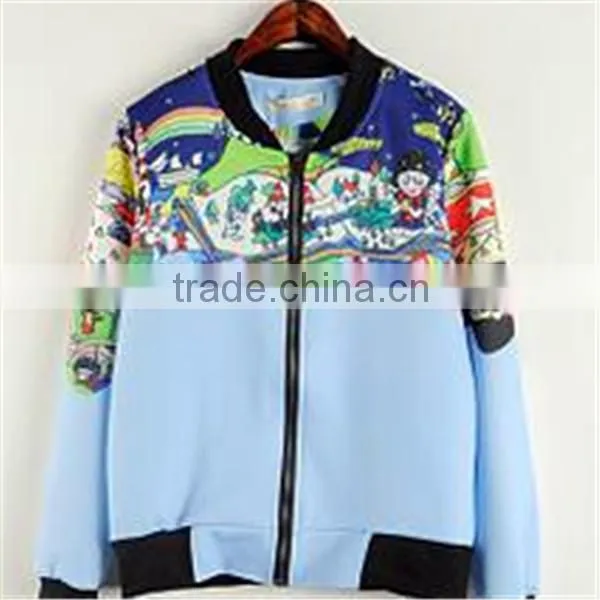 New hot selling Scuba printed Fabric for women garments