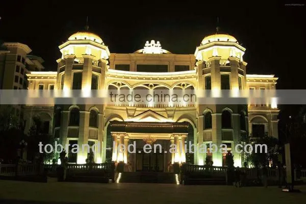 Power factor 0.95 efficacy max 106lm/w led flood lights yellow