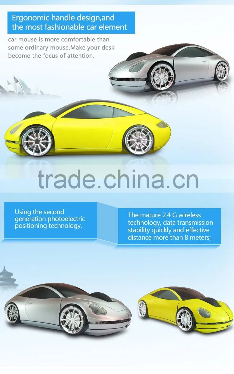 New products 2016 novelty car shape computer mouse