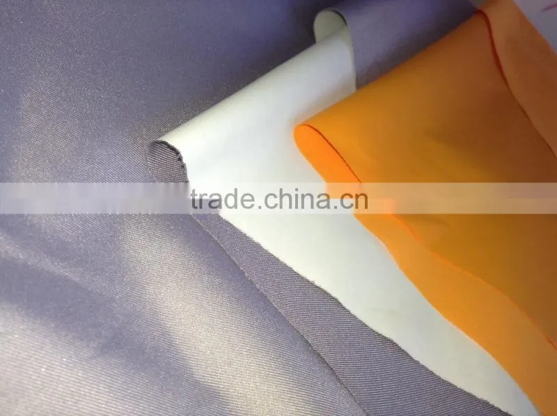 Water Proof Polyurethane laminate polyester pongee Fabric