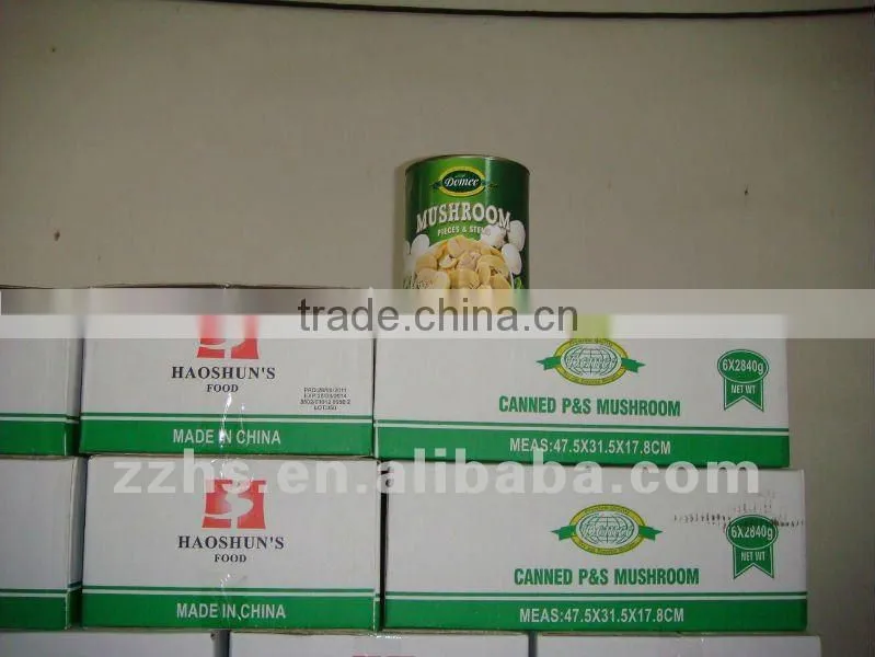 Canned Mushroom Pieces and Stems