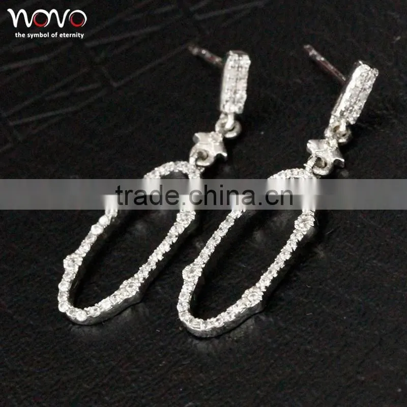 Wholesale 2016 new gold design fashion chinese brass earrings