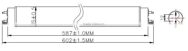 Perfect new design led tube light (QS-T8-60cm-CC )HOT SALE!