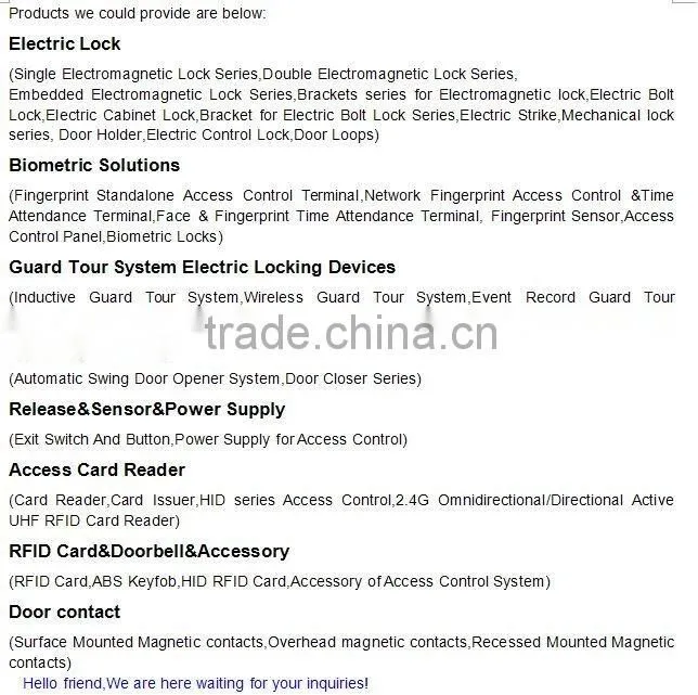 CE/ROSH Passed Portable Anti-passback Fingerprint Time Attendance with Electric Time Clock