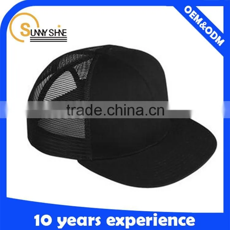 Polyester/Cotton Material and Unisex Gender plain trucker cap