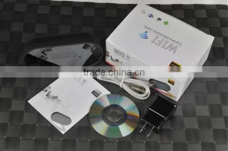 2015 New Model Hidden Camera With Night Vision And 1080P Bedroom Decoration Hidden Clock Camera