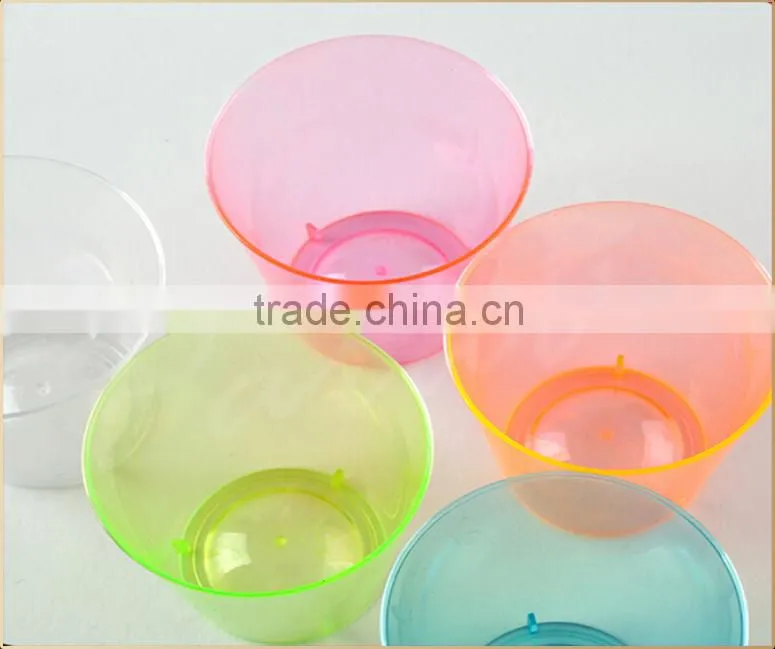 Event promo 2oz plastic disposable neon shot glass cup