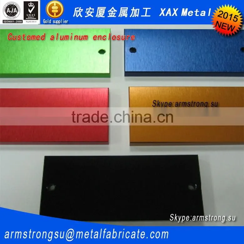 XAX001AB Customized professional OEM/ODM newest sheet aluminum box,plate aluminum box