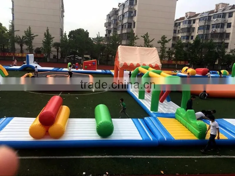 giant inflatable floating water park for commercial use