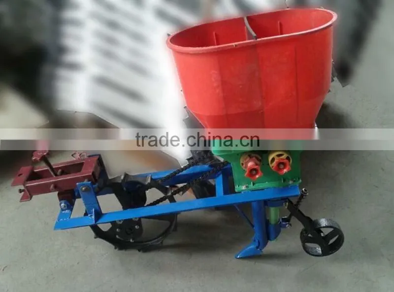 peanut and wheat planter mannual seed planter with 2 wd walking tractor