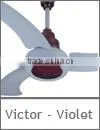 Hot Sell Victor White Metal Blade Electric Ceiling Fan