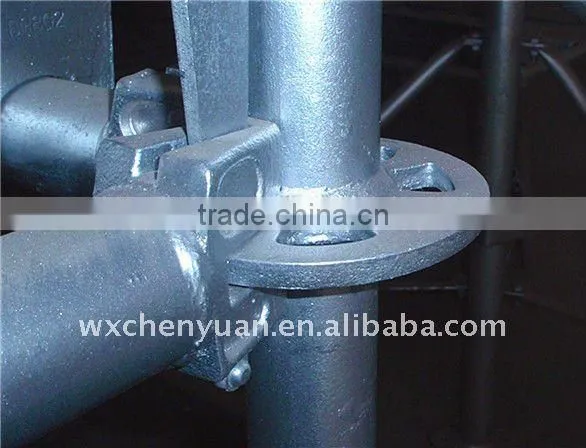 Ringlock steel scaffolding