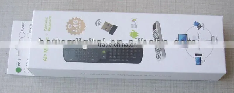mini wireless keyboard for smart tv with English or Russian language