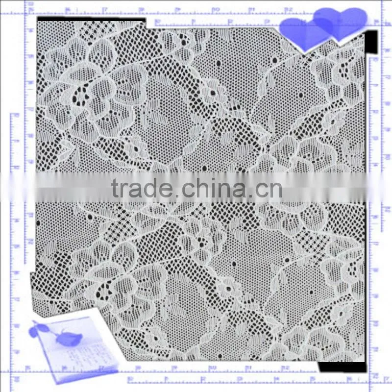 Hot sale in the canton fair embroidery cotton flower lace dress fabric