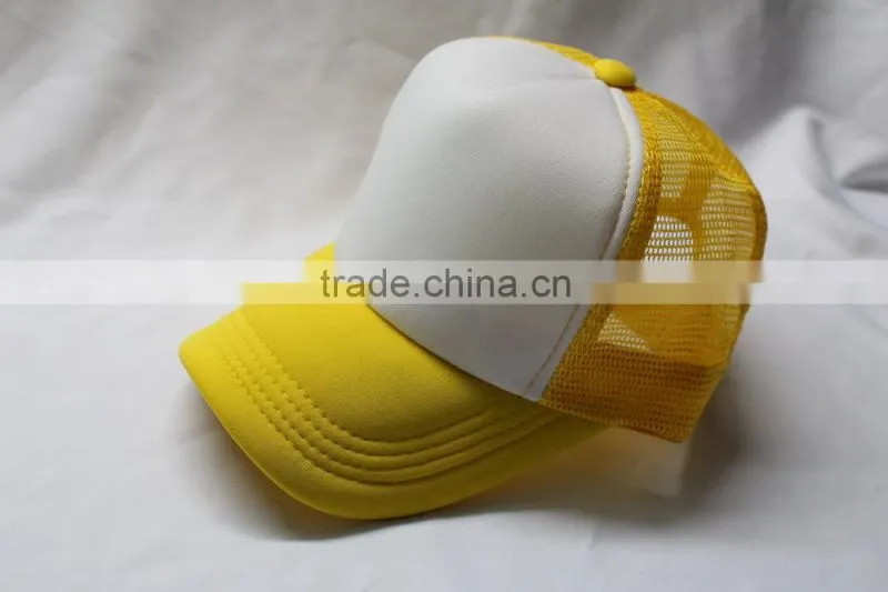 Sample free baby foam and mesh kids trucker cap