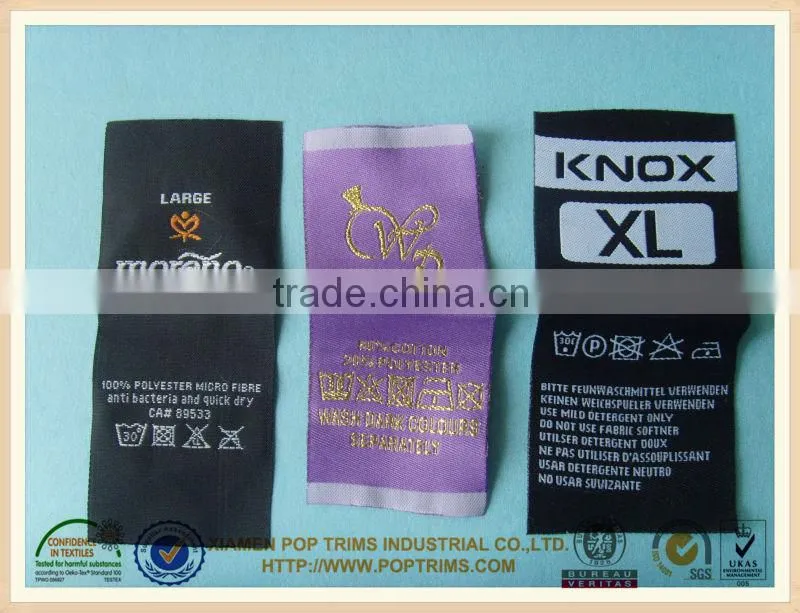 Fashion custom Woven Label for clothing