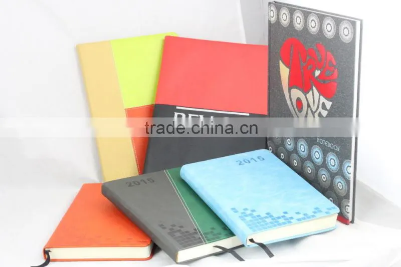 high quality Italy pu leather diary notebook latest Italy change color pu leather diary notebook