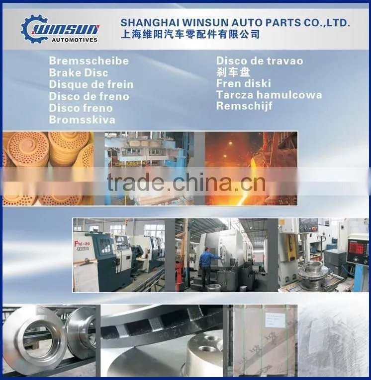 Long Life ALPHARD Brake Rotor,Auto Brake Disk With OE 42431 44030