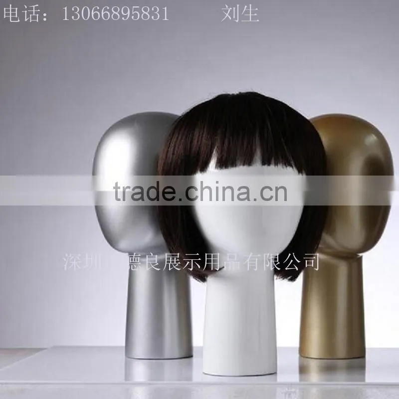 blue display mannequin heads store sell mannequin head hat display rack