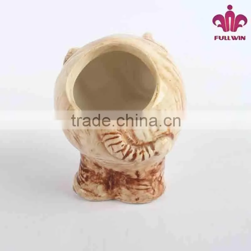 Animal ceramic holder for tooth picks