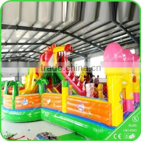 Inflatable Dual Lane Accelerator slide for sale hot party rental games