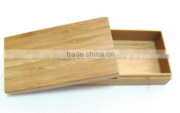 Bamboo multiple glasses multipurpose storage box