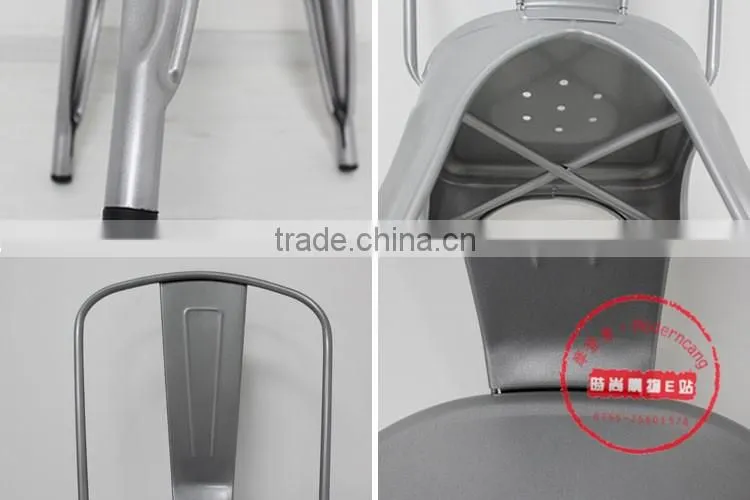metal chair - red