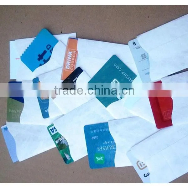 Flat envelope security access cards holder