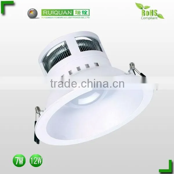 COB down light with cold forging heat sink for jewelry showcase